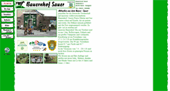 Desktop Screenshot of bauernhof-sauer.de